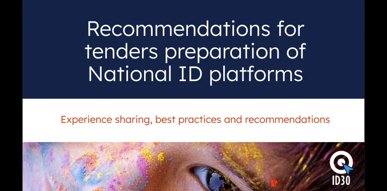 Recommandations pour les appels d&rsquo;offres de plateformes nationales d&rsquo;identité numérique